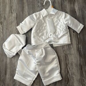 Baby Boy Christening/Baptismal Outfit, Size 0-3, N W/O Tags